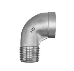 Hermann Schmidt 92 Edelstahl-Winkel 28092005 90°, IG/AG, 1"