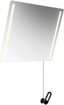 Hewi 801 Kipp-Lichtspiegel LED 801.01B40097 600x540x6mm, Matt, Lichtgrau