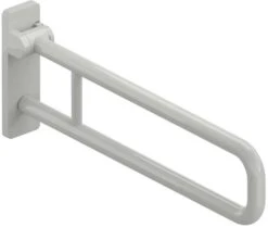 Hewi 801 Stützklappgriff 801.50.14697 750 Mm, Lichtgrau, Drehbar, Aluminiumkern