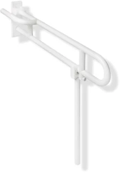 Hewi 801 Stützklappgriff 801.50.812RS97 850 Mm, Ausführung Rechts, Lichtgrau, Stützlast Bis 300 Kg