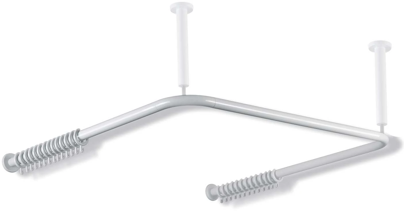 Hewi 801 Vorhangstange 801.34.31018 1200 X 1200 Mm, 34 Vorhangringe, Senfgelb, Für Duschwanne 1 Hewi 801 Vorhangstange 801.34.31018 1200 X 1200 Mm, 34 Vorhangringe, Senfgelb, Für Duschwanne