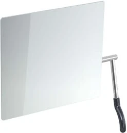 Hewi Kippspiegel 802.01.100L33 725x741x73mm, Hebel Links, Rubinrot