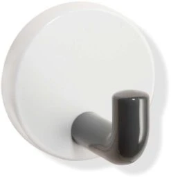 Hewi System 800 K Einzelhaken 800.90.0309995 Rosettenkappe Reinweiß, Felsgrau, 45mm