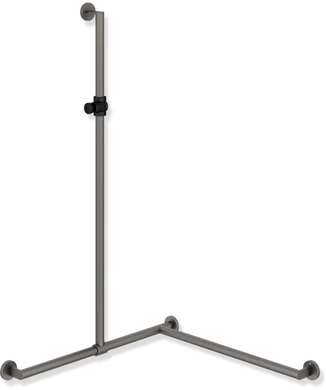 Hewi System 900 Duschhandlauf 900.35.30160AS 1250 X 965 X 965 Mm, Pulverbeschichtet Weiß Tiefmatt, Ausführung Rechts 1 Hewi System 900 Duschhandlauf 900.35.30160AS 1250 X 965 X 965 Mm, Pulverbeschichtet Weiß Tiefmatt, Ausführung Rechts