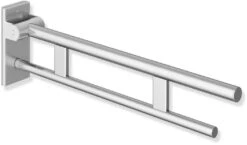 Hewi System 900 Mobiler Stützklappgriff 900.50.404XA Ausladung 850 Mm, Edelstahl Matt Geschliffen