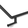 Hewi System 900 Winkelgriff 900.22.33260DC 620 X 283 Mm, Edelstahl Pulverbeschichtet Schwarz Tiefmatt, Rechts