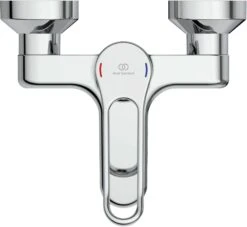 Ideal Standard CeraPlus 2 Wand Waschtischarmatur BC109AA, Chrom, Mit Bügelhebel