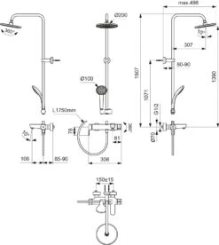 Ideal Standard Cerafine O Duschsystem BC749AA Mit Einhebel-Brausearmatur, Handbrause, Chrom 11 Ideal Standard Cerafine O Duschsystem BC749AA Mit Einhebel-Brausearmatur, Handbrause, Chrom -VIEGA Verkäufe Ideal Standard Cerafine O Duschsystem BC749AA mit Einhebel Brausearmatur Handbrause chrom 5