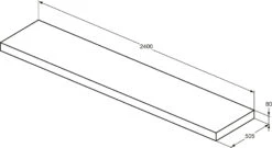 Ideal Standard Conca Konsole T4342Y3 Ohne Ausschnitt, 240x50,5x0 Cm, Sunset Matt Lackiert -VIEGA Verkäufe Ideal Standard Conca Konsole T4342Y3 ohne Ausschnitt 240x505x0 cm Sunset matt lackiert 5