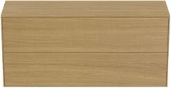 Ideal Standard Conca Waschtisch-Unterschrank T4330Y1 Ohne Ausschnitt, 2 Auszüge, 120x37x55 Cm, Weiß Matt Lackiert