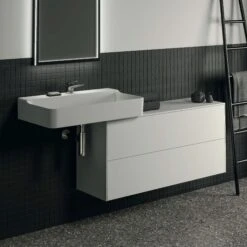 Ideal Standard Conca Waschtisch-Unterschrank T4330Y1 Ohne Ausschnitt, 2 Auszüge, 120x37x55 Cm, Weiß Matt Lackiert -VIEGA Verkäufe Ideal Standard Conca Waschtisch Unterschrank T4330Y1 ohne Ausschnitt 2 Auszuege 120x37x55 cm Weiss matt lackiert 4