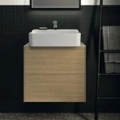 Ideal Standard Conca Waschtisch-Unterschrank T4354Y6 Ohne Waschtisch-Platte, 2 Auszüge, 60x37x54 Cm, Eiche Hell Furnier -VIEGA Verkäufe Ideal Standard Conca Waschtisch Unterschrank T4354Y6 ohne Waschtisch Platte 2 Auszuege 60x37x54 cm Eiche hell Furnier 2