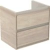 Ideal Standard Connect Air Waschtischunterschrank E1605UK, Pinie Hell Dekor/braun Matt, Cube