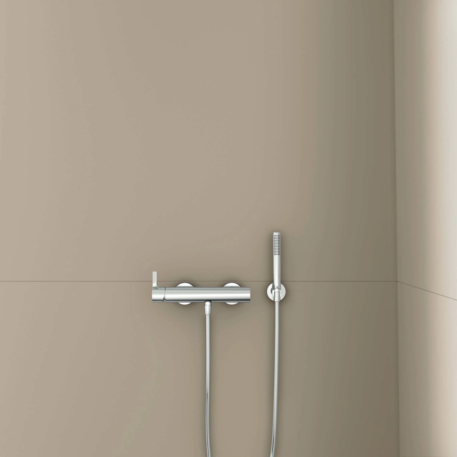 Ideal Standard Idealrain Atelier Brausehalter BC806AA Rund, Aus Metall, Fix, Verchromt 6 Ideal Standard Idealrain Atelier Brausehalter BC806AA Rund, Aus Metall, Fix, Verchromt – Bild 6