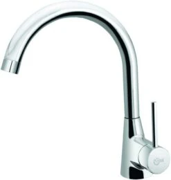 Ideal Standard Küchenarmatur Nora B9329AA Niederdruck, Hoher Auslauf, Schwenkbar, Verchromt