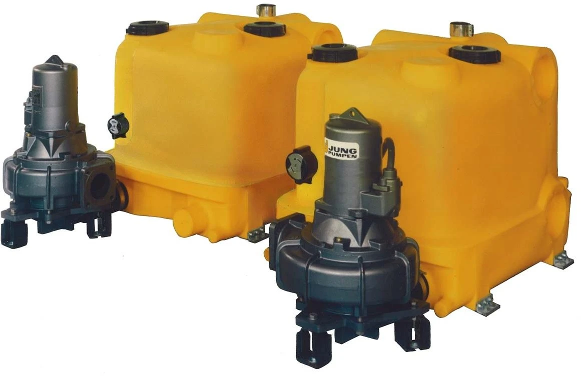 Jung Compli Fäkalienhebeanlage JP50133 2525/4 C1 HL, Doppelanlage 1 Jung Compli Fäkalienhebeanlage JP50133 2525/4 C1 HL, Doppelanlage