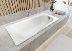 Kaldewei Badewanne Saniform Plus 366 113700013001 140 X 75 X 48 Cm, Weiss Perl-Effekt -VIEGA Verkäufe Kaldewei Badewanne Saniform Plus 366 113700013001 140 x 75 x 48 cm weiss Perl Effekt 4