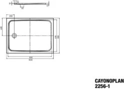 Kaldewei Cayonoplan 2256-1 Duschwanne 361600013711 Alpinweiss Matt Perl Effekt, 80x100x1,8cm -VIEGA Verkäufe Kaldewei Cayonoplan 2256 1 Duschwanne 361600013711 alpinweiss matt Perl Effekt 80x100x18cm 5