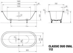 Kaldewei Classic Duo Oval Badewanne 291334013199 160x70cm, Vollantislip Perl-Effekt, Manhattan -VIEGA Verkäufe Kaldewei Classic duo oval Badewanne 291334013199 160x70cm Vollantislip Perl Effekt manhattan 5