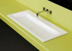 Kaldewei Cono Einbau-Waschtisch 908206003711 3075, 50x50cm, Alpinweiss Matt Perl-Effekt, Ohne Überlauf, Ohne Hahnloch -VIEGA Verkäufe Kaldewei Cono Einbau Waschtisch 908206003711 3075 50x50cm alpinweiss matt Perl Effekt ohne Ueberlauf ohne Hahnloch 2