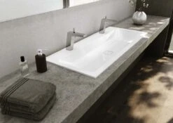 Kaldewei Cono Einbau-Waschtisch 908206003711 3075, 50x50cm, Alpinweiss Matt Perl-Effekt, Ohne Überlauf, Ohne Hahnloch -VIEGA Verkäufe Kaldewei Cono Einbau Waschtisch 908206003711 3075 50x50cm alpinweiss matt Perl Effekt ohne Ueberlauf ohne Hahnloch 3