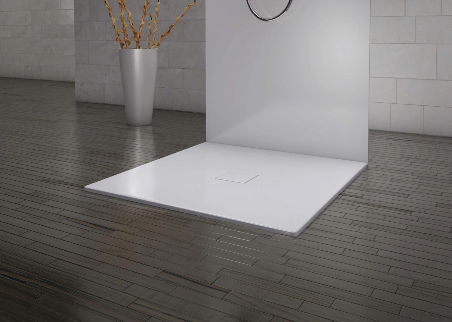 Kaldewei Conoflat Duschfläche 465600013001 100 X 100 Cm, Weiss, Perl Effekt 4 Kaldewei Conoflat Duschfläche 465600013001 100 X 100 Cm, Weiss, Perl Effekt – Bild 4