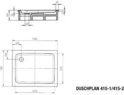 Kaldewei Duschplan 415-2 Duschwanne 431548043001 120 X 70 X 6,5 Cm, Weiss Perl-Effekt, Mit Träger 9 Kaldewei Duschplan 415-2 Duschwanne 431548043001 120 X 70 X 6,5 Cm, Weiss Perl-Effekt, Mit Träger -VIEGA Verkäufe Kaldewei Duschplan 415 2 Duschwanne 431548043001 120 x 70 x 65 cm weiss Perl Effekt mit Traeger 4