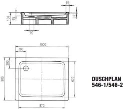 Kaldewei Duschplan Duschwanne 440130000199 80x100x6,5cm, Antislip, Manhattan -VIEGA Verkäufe Kaldewei Duschplan Duschwanne 440130000199 80x100x65cm Antislip manhattan 4