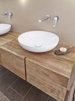 Kaldewei Miena Waschtisch-Schale 909406003001 Ohne Überlauf, 38 Cm, Weiß Perl-Effekt -VIEGA Verkäufe Kaldewei Miena Waschtisch Schale 909406003001 ohne Ueberlauf 38 cm weiss Perl Effekt 9