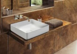 Kaldewei Miena Waschtisch-Schale 909506003001 Ohne Überlauf, 40x40 Cm, Weiß Perl-Effekt -VIEGA Verkäufe Kaldewei Miena Waschtisch Schale 909506003001 ohne Ueberlauf 40x40 cm weiss Perl Effekt 4