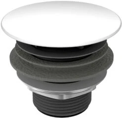 Kaldewei Permanentablaufventil 3904 905800000701 Runder, Emaillierter Deckel Schwarz