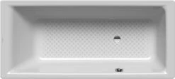 Kaldewei Puro Badewanne 258834013199 170x70cm, Überlauf Seitlich, Vollantislip Perl-Effekt, Manhattan