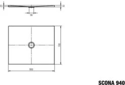 Kaldewei Scona Duschwanne 494030020199 70x90x2,3cm, Vollantislip, Manhattan -VIEGA Verkäufe Kaldewei Scona Duschwanne 494030020199 70x90x23cm Vollantislip manhattan 4