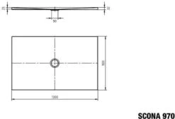 Kaldewei Scona Duschwanne 497000010199 90x130cm, Ohne Effekt/Antislip, Manhattan -VIEGA Verkäufe Kaldewei Scona Duschwanne 497000010199 90x130cm ohne Effekt Antislip manhattan 4