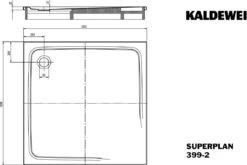 Kaldewei Superplan Duschwanne 447148043030 120x120x2,5cm, Mit Träger, Perl-Effekt, Bahamabeige -VIEGA Verkäufe Kaldewei Superplan Duschwanne 447148043030 120x120x25cm mit Traeger Perl Effekt bahamabeige 6