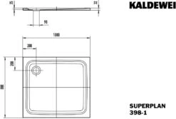 Kaldewei Superplan Duschwanne 447230023199 80x100x2,5cm, Vollantislip Perl-Effekt, Manhattan -VIEGA Verkäufe Kaldewei Superplan Duschwanne 447230023199 80x100x25cm Vollantislip Perl Effekt manhattan 6