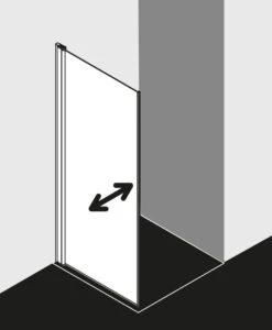 Kermi Diga Seitenwand Beweglich DITBR100202PK 100x200cm, Weiß, ESG Klar Clean, Rechts, Auf Duschwanne -VIEGA Verkäufe Kermi Diga Seitenwand beweglich DITBR100202PK 100x200cm weiss ESG klar Clean rechts auf Duschwanne 1