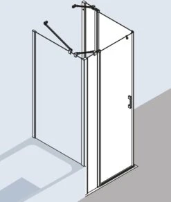 Kermi Liga Eckeinstieg-Hälfte Pendeltür Mit Festfeld LIEPL08318VPK 83x185cm, Silber Hochglanz, ESG Klar Clean, Links, Auf Duschplatz -VIEGA Verkäufe Kermi Liga Eckeinstieg Haelfte Pendeltuer mit Festfeld LIEPL08318VPK 83x185cm silber hochglanz ESG klar Clean links auf Duschplatz 9