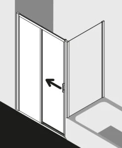 Kermi Liga Gleittür 2-tlg. Bodenfrei Mit Festfeld LID2L14520VPK 141-146x200cm, Silber Hochglanz, ESG Klar Clean, Links, Auf Duschwanne -VIEGA Verkäufe Kermi Liga Gleittuer 2 tlg. bodenfrei mit Festfeld LID2L14520VPK 141 146x200cm silber hochglanz ESG klar Clean links auf Duschwanne 5