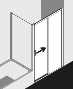 Kermi Liga Gleittür 2-tlg. Bodenfrei Mit Festfeld LID2R115201PK 111-116x200cm, Silber Mattglanz, ESG Klar Clean, Rechts, Auf Duschwanne -VIEGA Verkäufe Kermi Liga Gleittuer 2 tlg. bodenfrei mit Festfeld LID2R115201PK 111 116x200cm silber mattglanz ESG klar Clean rechts auf Duschwanne 6
