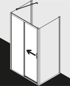 Kermi Liga Gleittür 2-tlg. Bodenfrei Mit Festfeld LID2R155201PK 151-156x200cm, Silber Mattglanz, ESG Klar Clean, Rechts, Auf Duschwanne -VIEGA Verkäufe Kermi Liga Gleittuer 2 tlg. bodenfrei mit Festfeld LID2R155201PK 151 156x200cm silber mattglanz ESG klar Clean rechts auf Duschwanne 7
