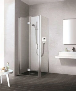 Kermi Liga Pendel-Falttür Für Seitenwand LI2SL07520VAK 75x200cm, Silber Hochglanz, ESG Klar, Links, Auf Duschwanne -VIEGA Verkäufe Kermi Liga Pendel Falttuer fuer Seitenwand LI2SL07520VAK 75x200cm silber hochglanz ESG klar links auf Duschwanne 3