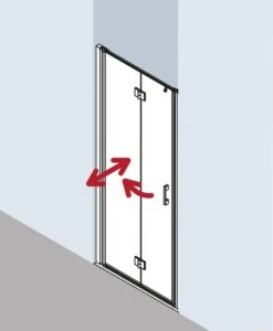 Kermi Liga Pendel-Falttür Für Seitenwand LI2SL07520VAK 75x200cm, Silber Hochglanz, ESG Klar, Links, Auf Duschwanne -VIEGA Verkäufe Kermi Liga Pendel Falttuer fuer Seitenwand LI2SL07520VAK 75x200cm silber hochglanz ESG klar links auf Duschwanne 7