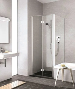 Kermi Liga Pendel-Falttür Für Seitenwand LI2SL09020VAK 90x200cm, Silber Hochglanz, ESG Klar, Links, Auf Duschwanne -VIEGA Verkäufe Kermi Liga Pendel Falttuer fuer Seitenwand LI2SL09020VAK 90x200cm silber hochglanz ESG klar links auf Duschwanne 4