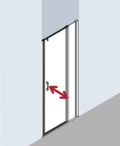 Kermi Liga Pendeltür Mit Festfeld Für Seitenwand LI1GR08520VAK 85x200cm, Silber Hochglanz, ESG Klar, Rechts, Auf Duschwanne -VIEGA Verkäufe Kermi Liga Pendeltuer mit Festfeld fuer Seitenwand LI1GR08520VAK 85x200cm silber hochglanz ESG klar rechts auf Duschwanne 2