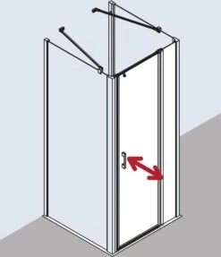 Kermi Liga Pendeltür Mit Festfeld Für Seitenwand LI1GR08520VAK 85x200cm, Silber Hochglanz, ESG Klar, Rechts, Auf Duschwanne -VIEGA Verkäufe Kermi Liga Pendeltuer mit Festfeld fuer Seitenwand LI1GR08520VAK 85x200cm silber hochglanz ESG klar rechts auf Duschwanne 8