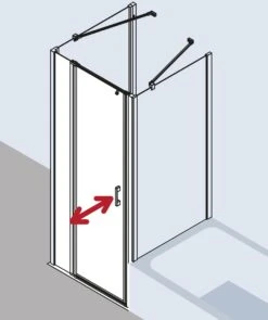 Kermi Liga Pendeltür Mit Festfeld Für Seitenwand LI1GR08520VAK 85x200cm, Silber Hochglanz, ESG Klar, Rechts, Auf Duschwanne -VIEGA Verkäufe Kermi Liga Pendeltuer mit Festfeld fuer Seitenwand LI1GR08520VAK 85x200cm silber hochglanz ESG klar rechts auf Duschwanne 9