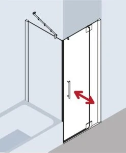 Kermi Pasa XP Pendeltür 1-fl. Festfeld Für Seitenwand PX1WR120201YK 120x200cm, Silber Matt, ESG SR OpacoClean, Rechts, Auf Duschwanne -VIEGA Verkäufe Kermi Pasa XP Pendeltuer 1 fl. Festfeld fuer Seitenwand PX1WR120201YK 120x200cm silber matt ESG SR OpacoClean rechts auf Duschwanne 5