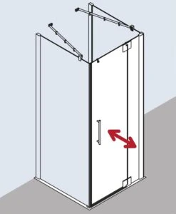 Kermi Pasa XP Pendeltür 1-fl. Festfeld Für Seitenwand PX1WR120201YK 120x200cm, Silber Matt, ESG SR OpacoClean, Rechts, Auf Duschwanne -VIEGA Verkäufe Kermi Pasa XP Pendeltuer 1 fl. Festfeld fuer Seitenwand PX1WR120201YK 120x200cm silber matt ESG SR OpacoClean rechts auf Duschwanne 7
