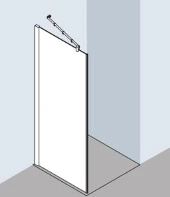 Kermi Pasa XP Seitenwand PXTWD100201AK 100x200cm, Silber Mattglanz, ESG Klar, Auf Duschwanne -VIEGA Verkäufe Kermi Pasa XP Seitenwand PXTWD100201AK 100x200cm silber mattglanz ESG klar auf Duschwanne 2